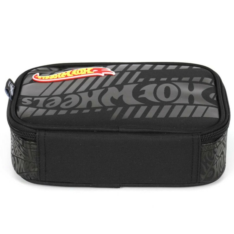 Estojo Escolar Infantil Pens Hot Wheels By Luxcel Ref