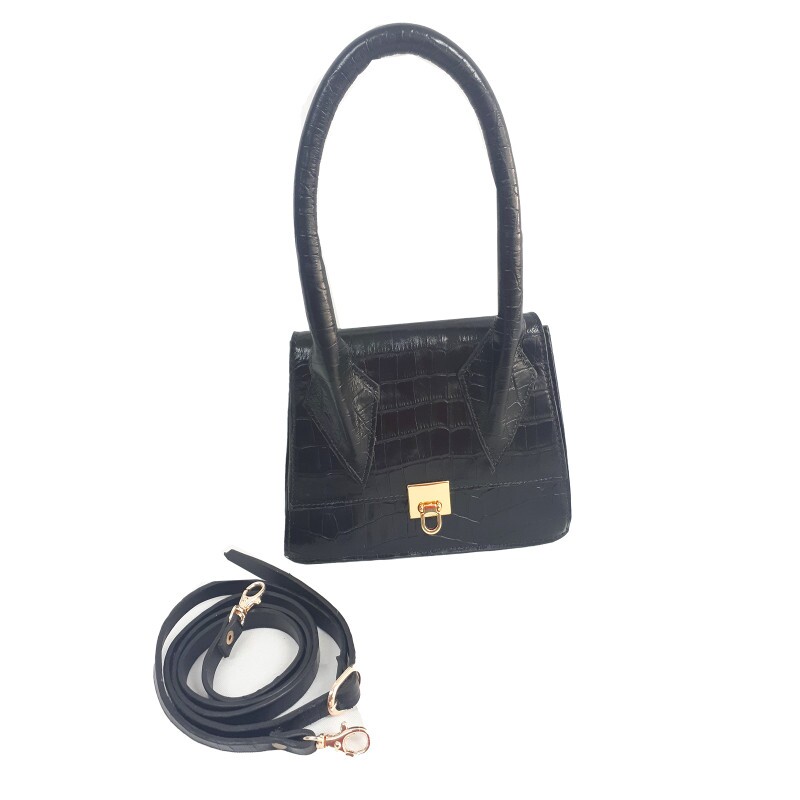 Mini bolsa de couro clearance