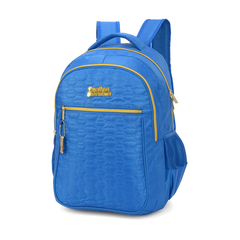 Mochila escolar feminina gg notebook Penelope matelasse 48719 azul