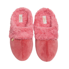 Pantufa feminina chinelo plush rose  37 a 38 ref 12101