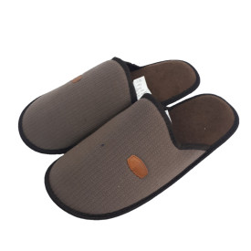 Chinelo Masculino de Quarto Antiderrapante Marrom 39-40 Europa