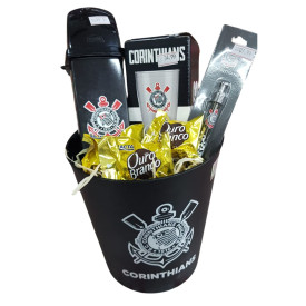 Kit Presente Balde Namorados Corinthians 