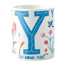 Caneca Estampada Personalizável 325ml - Letra Y