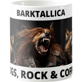 Caneca Estampada 325ml Pets Rock Café - Barktallica