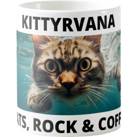 Caneca Estampada 325ml Pets Rock Café - Kittyrvana