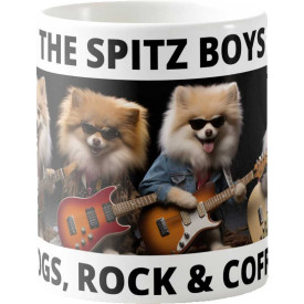 Caneca Estampada 325ml Pets Rock Café - Spitz Boys