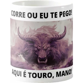 Caneca Estampada 325ml Signos do Zodíaco Estilo Purple Sand - Touro