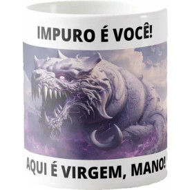 Caneca Estampada 325ml Signos do Zodíaco Estilo Purple Sand - Virgem