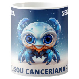 Caneca Estampada 325ml dos Signos do Zodíaco Feminina - Câncer