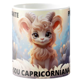 Caneca Estampada 325ml dos Signos do Zodíaco Feminina - Capricórnio