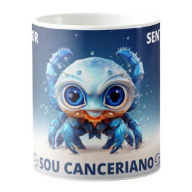 Caneca Estampada 325ml dos Signos do Zodíaco Masculina - Câncer