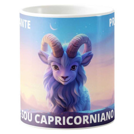 Caneca Estampada 325ml dos Signos do Zodíaco Masculina - Capricórnio