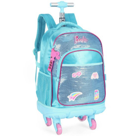 Mochila Rodinha Juvenil Barbie By Luxcel Ref 47702