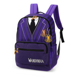 Mochila de Costas Juvenil Wandinha Addams Luxcel Ref.47263