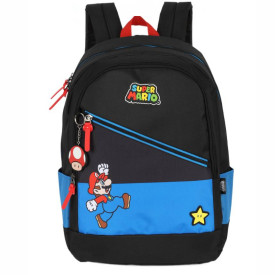 Mochila Costa Escolar Juvenil Super Mario  by Luxcel Ref 47565
