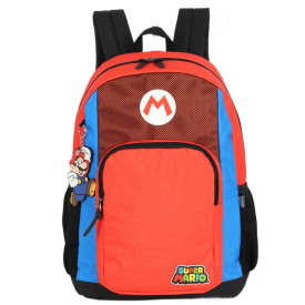 Mochila Costa Escolar Juvenil Super Mario  by Luxcel Ref 47565