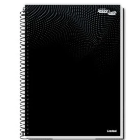 Caderno Universitário Espiral  Capa Dura 1 M 80F Essenciale 281635