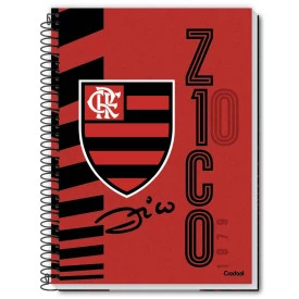 Caderno Universitário Espiral Capa Dura 80F Zico 282915