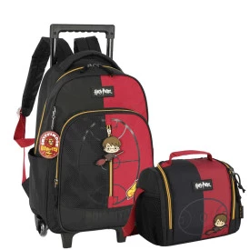 Kit Mochila Rodinha e Lancheira Harry Potter Ref 42282