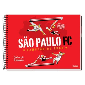 Caderno Desenho Espiral Capa Dura Sem pauta 80F São Paulo 286388
