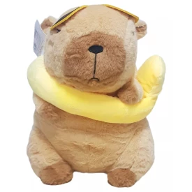 Pelúcia Capivara Filó Antialérgica 30cm Presente
