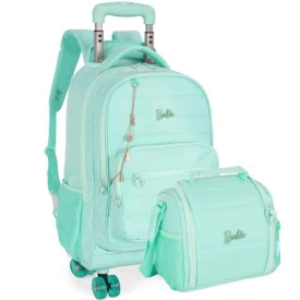 Kit Mochila Rodinha e Lancheira Barbie By Luxcel Ref 47717