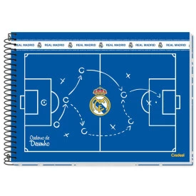 Caderno Desenho Universitário C / D 80F Real Madri 287101