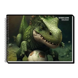 Caderno Desenho Espiral C/D Pauta Branca 96F MASC 500907