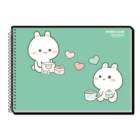Caderno Desenho Espiral C/D Pauta Branca 96F FEM 500914