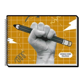 Caderno Desenho Espiral C/D Pauta Branca 60F 524545