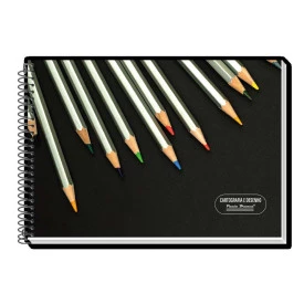Caderno Desenho Espiral C/D Pauta Branca 60F 524545