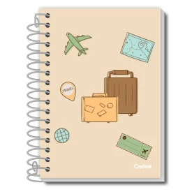 Caderno Espiral Flexivel 1/8 96 FLS  Credeal Tome Nota 283943