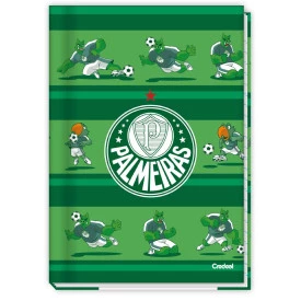 Caderno Brochura Universitário Capa dura 80F Palmeiras 286333