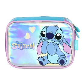 Estojo Escolar Stitch 100 Pens Box Infantil Luxcel Ref 42414