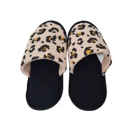 Pantufa Feminina Onça Chinelo de Quarto Confort Ref 18005