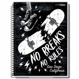 Caderno Universitário Espiral Capa Dura  96F 1 M Credeal 281727