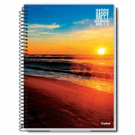 Caderno Universitário Espiral Capa Dura 10 M 200F Adventure 209745