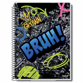 Caderno Universitário Espiral Capa Dura  96F 1 M Credeal 281727