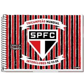 Caderno Desenho Espiral Capa Dura Sem pauta 80F São Paulo 286388
