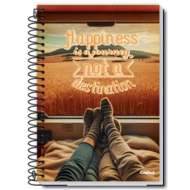 Caderno Universitário Espiral 1 M 80F Comfy 283271