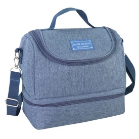 Bolsa Térmica 2 Compartimentos Azul Jacki Design Joy Ref.22837