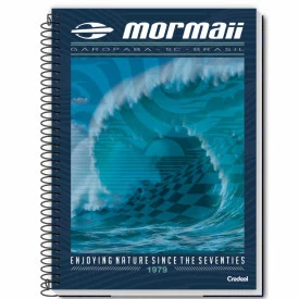 Caderno Universitário Espiral 1 M 80F Mormail Masc 274866
