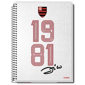 Caderno Universitário Espiral Capa Dura 80F Zico 282915