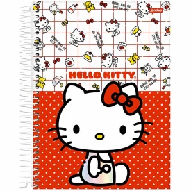 Caderno Hello Kity Universitário 160f 10 matérias jandaia