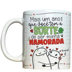 Caneca Personalizada Flork Sorte Namorados 325ml