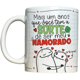 Caneca Personalizada Flork Sorte Namorados 325ml
