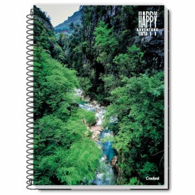 Caderno Universitário Espiral Capa Dura 10 M 200F Adventure 209745