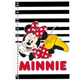 Caderno Minnie mickey Universitário 1 M C/D 80F Culturama 120456