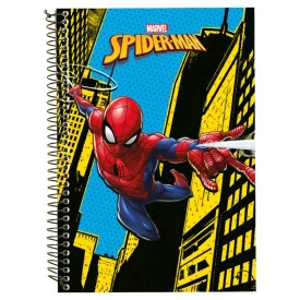 Caderno Marvel Spider Man Universitário 1M C/D 80F Culturama 120494