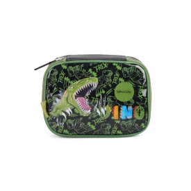 Estojo Escolar Masculino Dinossauros 100 Pens Up4You 39884